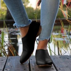 Free People Real Leather Glove Flat Shoes Size 8